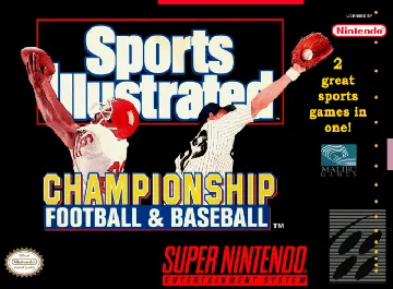 Sports Illustrated Championship Football & Baseball (USA) (Beta) box cover front